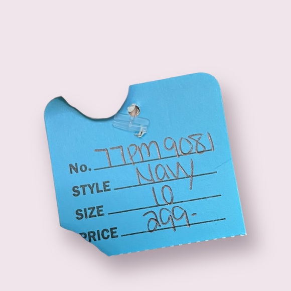 Navy blue fairy prom dress NWT - Picture 4 of 4